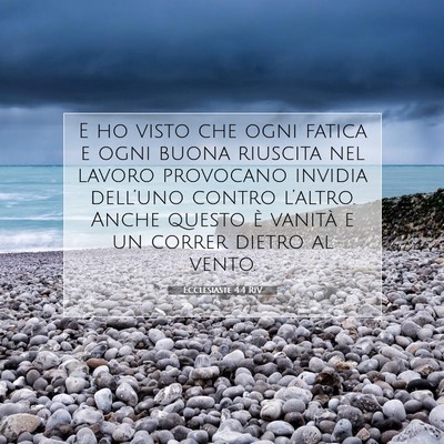 Ecclesiaste 4:4 RIV Immagine del Versetto della Bibbia