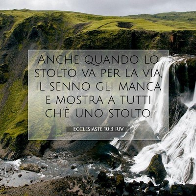 Ecclesiaste 10:3 Versetto della Bibbia Spiegato