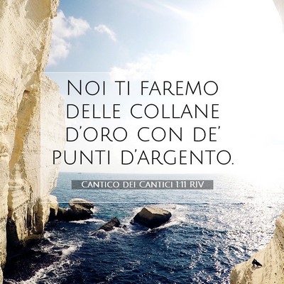 Cantico dei Cantici 1:11 Versetto della Bibbia Spiegato