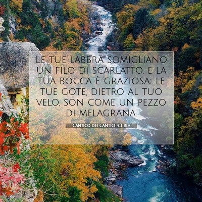 Cantico dei Cantici 4:3 Versetto della Bibbia Spiegato