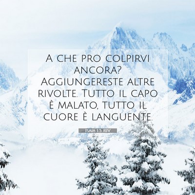 Isaia 1:5 Versetto della Bibbia Spiegato