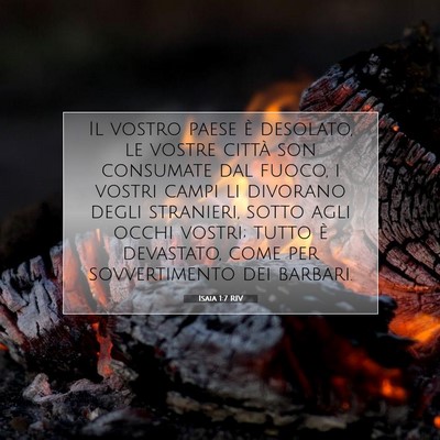 Isaia 1:7 Versetto della Bibbia Spiegato