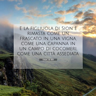 Isaia 1:8 Versetto della Bibbia Spiegato