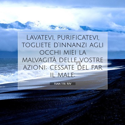 Isaia 1:16 Versetto della Bibbia Spiegato