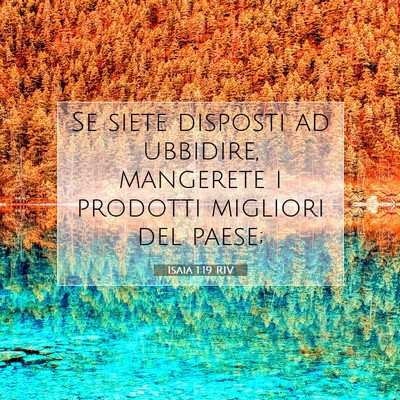 Isaia 1:19 Versetto della Bibbia Spiegato