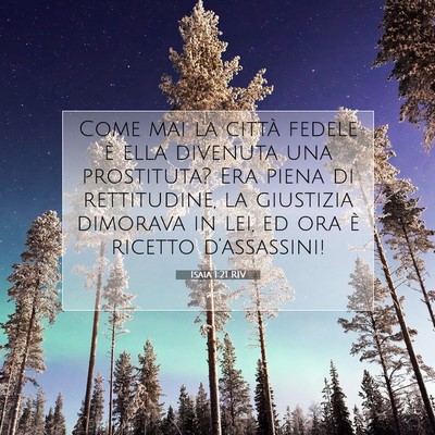 Isaia 1:21 Versetto della Bibbia Spiegato