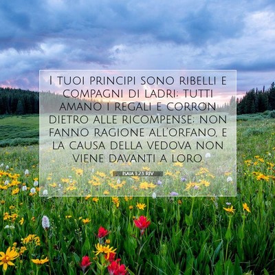 Isaia 1:23 Versetto della Bibbia Spiegato