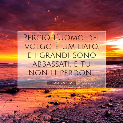 Isaia 2:9 Versetto della Bibbia Spiegato
