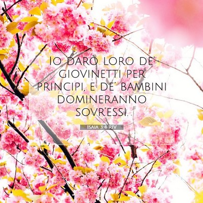 Isaia 3:4 Versetto della Bibbia Spiegato