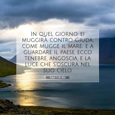 Isaia 5:30 Versetto della Bibbia Spiegato