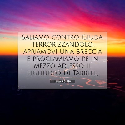 Isaia 7:6 Versetto della Bibbia Spiegato