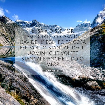 Isaia 7:13 RIV Immagine del Versetto della Bibbia