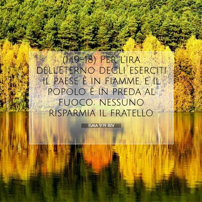 Isaia 9:19 Versetto della Bibbia Spiegato