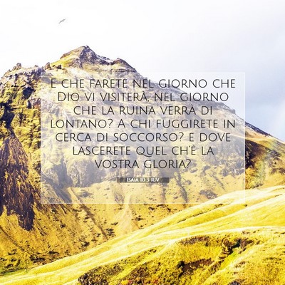 Isaia 10:3 RIV Immagine del Versetto della Bibbia