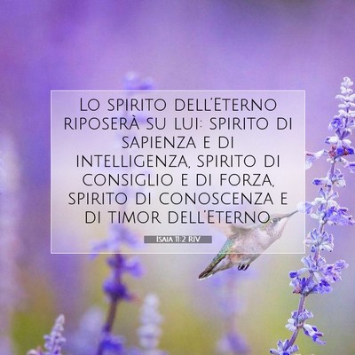 Isaia 11:2 RIV Immagine del Versetto della Bibbia