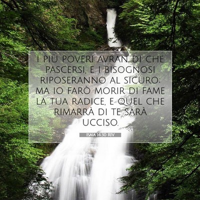 Isaia 14:30 Versetto della Bibbia Spiegato