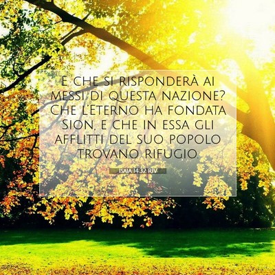 Isaia 14:32 Versetto della Bibbia Spiegato