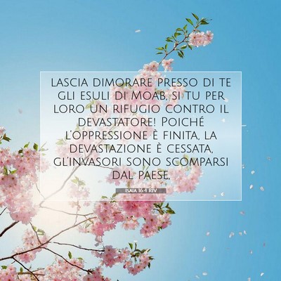 Isaia 16:4 Versetto della Bibbia Spiegato
