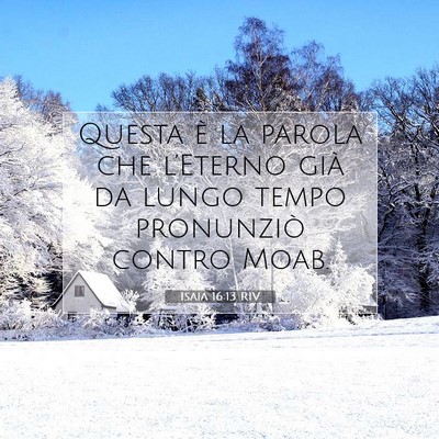 Isaia 16:13 Versetto della Bibbia Spiegato