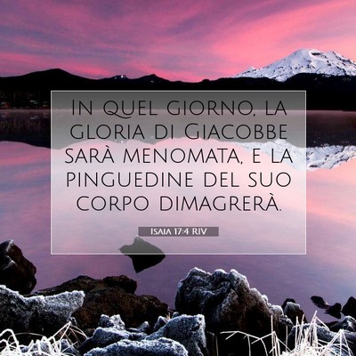 Isaia 17:4 Versetto della Bibbia Spiegato