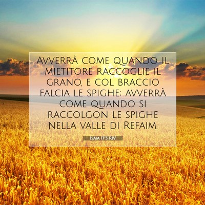 Isaia 17:5 Versetto della Bibbia Spiegato