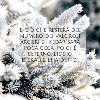Isaia 21:17 Versetto della Bibbia Spiegato
