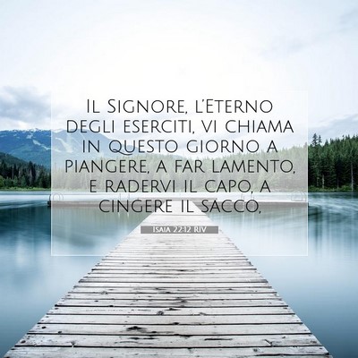 Isaia 22:12 RIV Immagine del Versetto della Bibbia