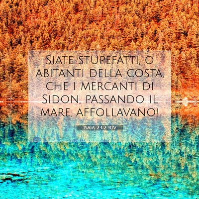 Isaia 23:2 RIV Immagine del Versetto della Bibbia