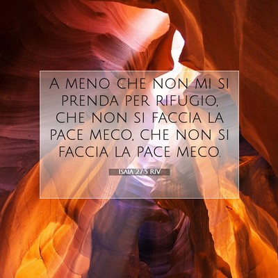 Isaia 27:5 RIV Immagine del Versetto della Bibbia