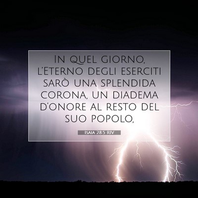 Isaia 28:5 Versetto della Bibbia Spiegato