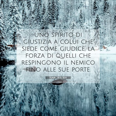 Isaia 28:6 RIV Immagine del Versetto della Bibbia