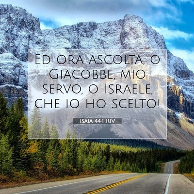 Isaia 44:1 RIV Immagine del Versetto della Bibbia