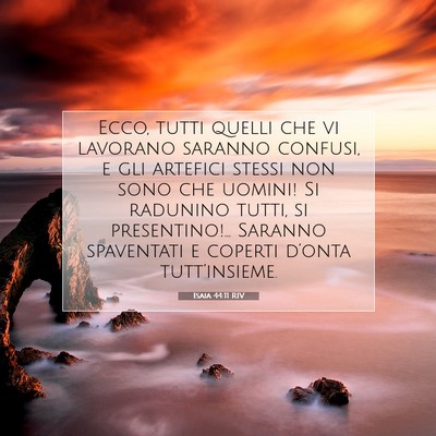 Isaia 44:11 Versetto della Bibbia Spiegato