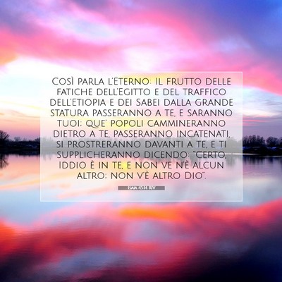 Isaia 45:14 RIV Immagine del Versetto della Bibbia