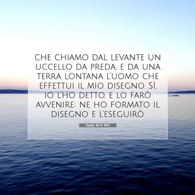 Isaia 46:11 Versetto della Bibbia Spiegato
