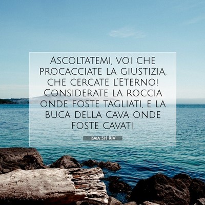 Isaia 51:1 Versetto della Bibbia Spiegato