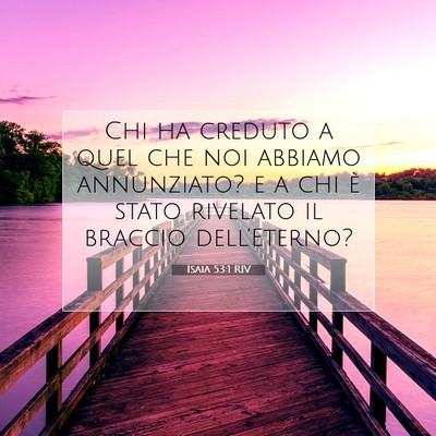 Isaia 53:1 RIV Immagine del Versetto della Bibbia
