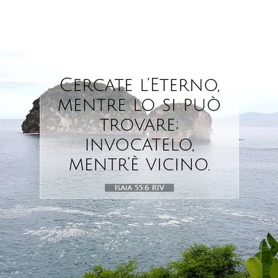 Isaia 55:6 RIV Immagine del Versetto della Bibbia