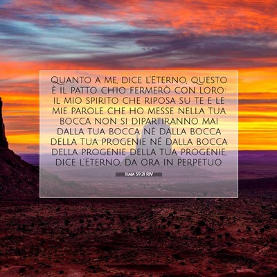 Isaia 59:21 RIV Immagine del Versetto della Bibbia