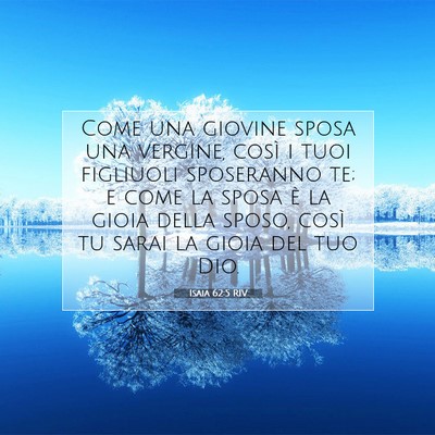 Isaia 62:5 Versetto della Bibbia Spiegato