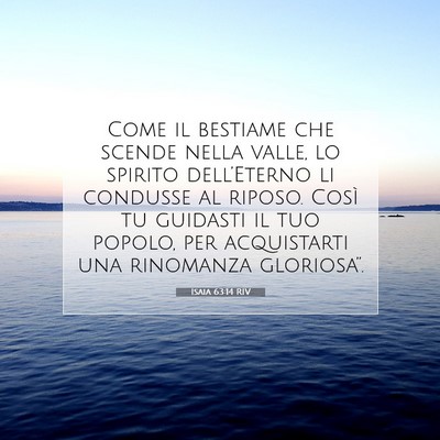 Isaia 63:14 Versetto della Bibbia Spiegato