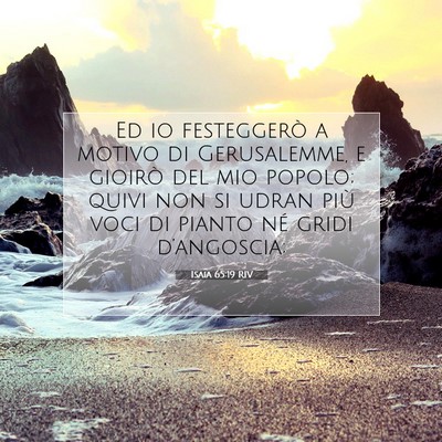 Isaia 65:19 Versetto della Bibbia Spiegato
