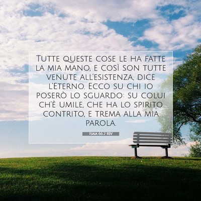 Isaia 66:2 RIV Immagine del Versetto della Bibbia