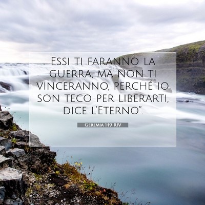 Geremia 1:19 Versetto della Bibbia Spiegato