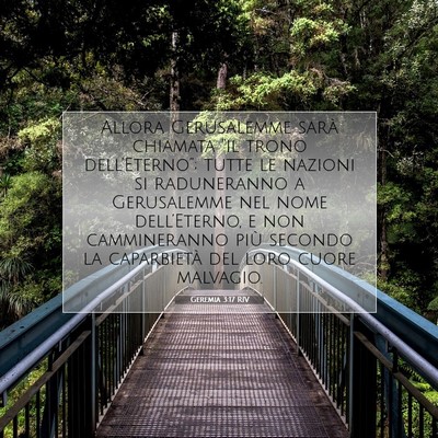 Geremia 3:17 RIV Immagine del Versetto della Bibbia