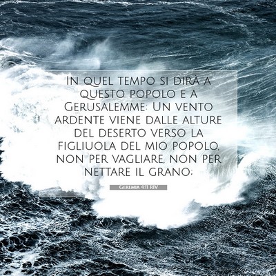 Geremia 4:11 RIV Immagine del Versetto della Bibbia