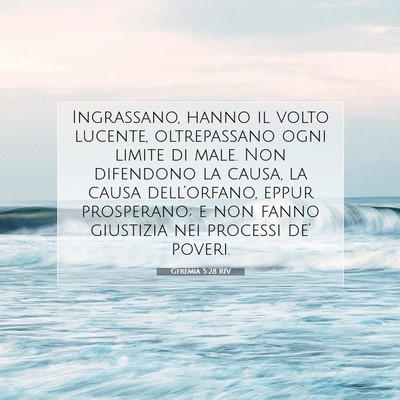 Geremia 5:28 Versetto della Bibbia Spiegato