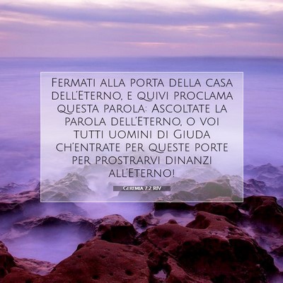 Geremia 7:2 RIV Immagine del Versetto della Bibbia