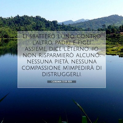 Geremia 13:14 Versetto della Bibbia Spiegato