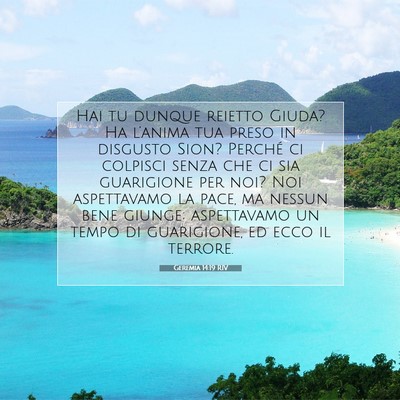 Geremia 14:19 RIV Immagine del Versetto della Bibbia